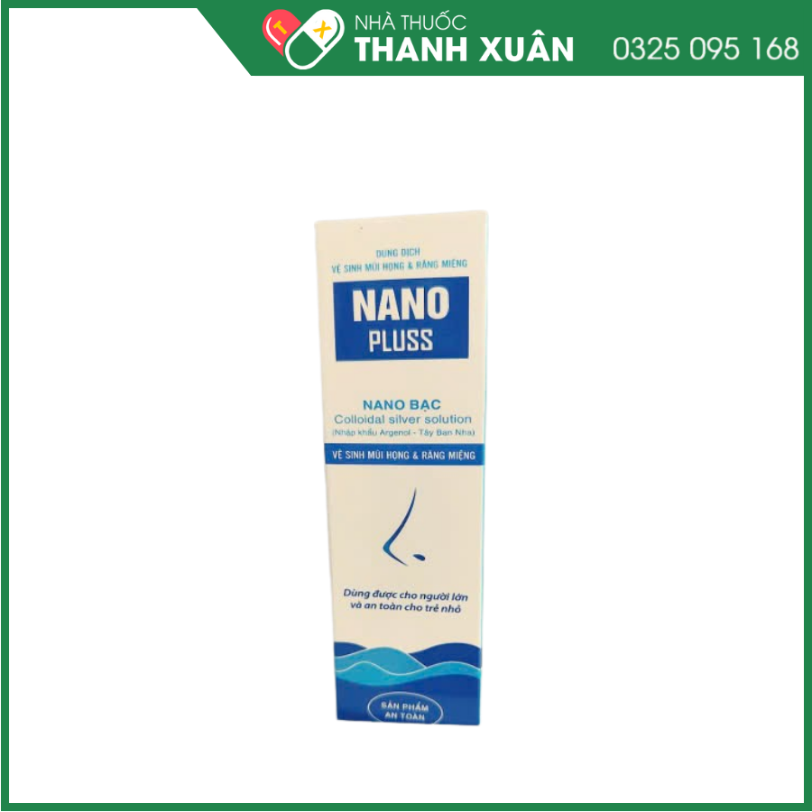Dung dịch vệ sinh mũi họng &amp; răng miệng Nano Plus
